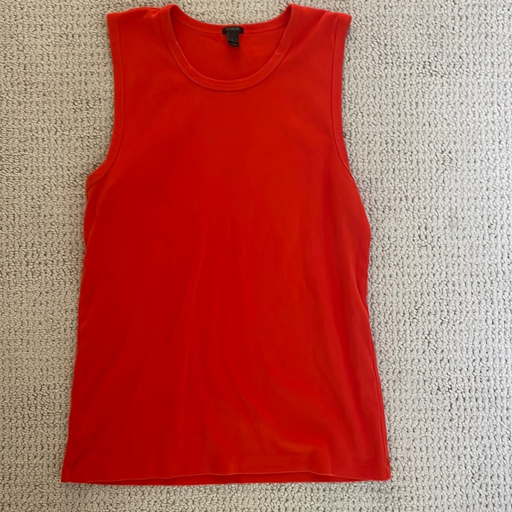 Red tank top